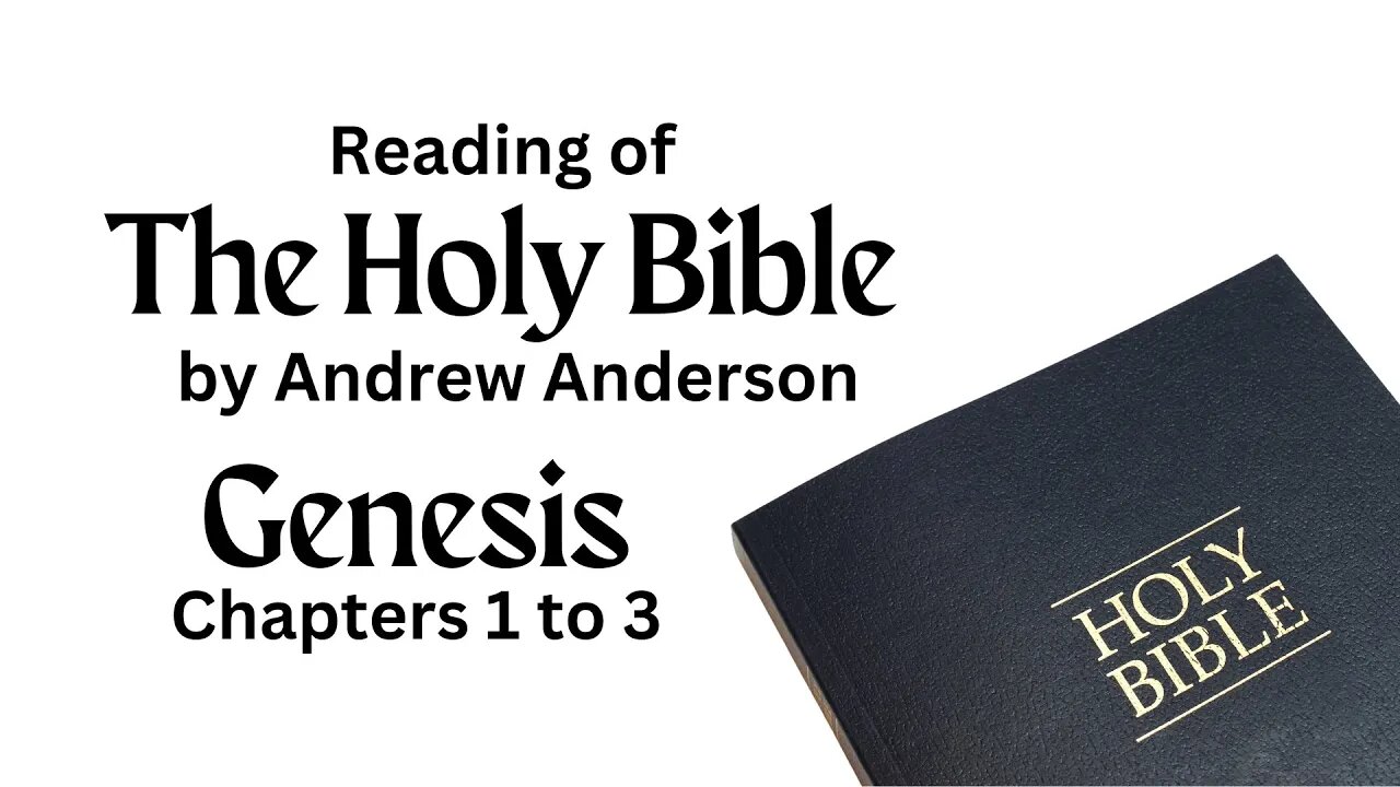 Holy Bible NIV Genesis Chapters 1 to 3