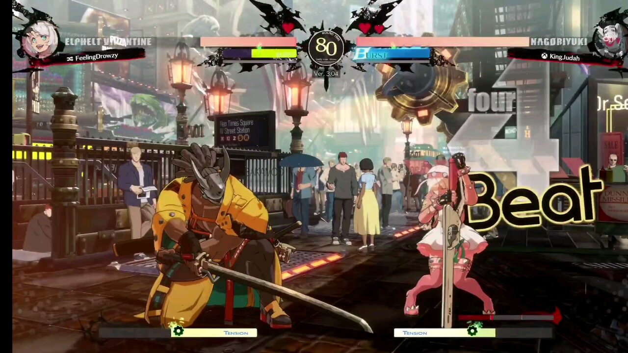 GG Strive Ranked, Nago vs Elphelt
