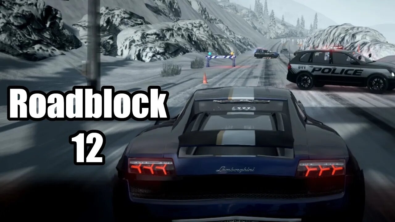 NEED FOR SPEED THE RUN Roadblock 12