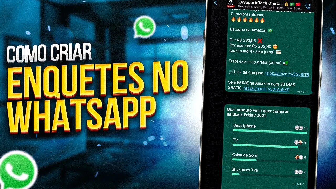 NOVA FUNÇÃO! Como CRIAR ENQUETES no WHATSAPP