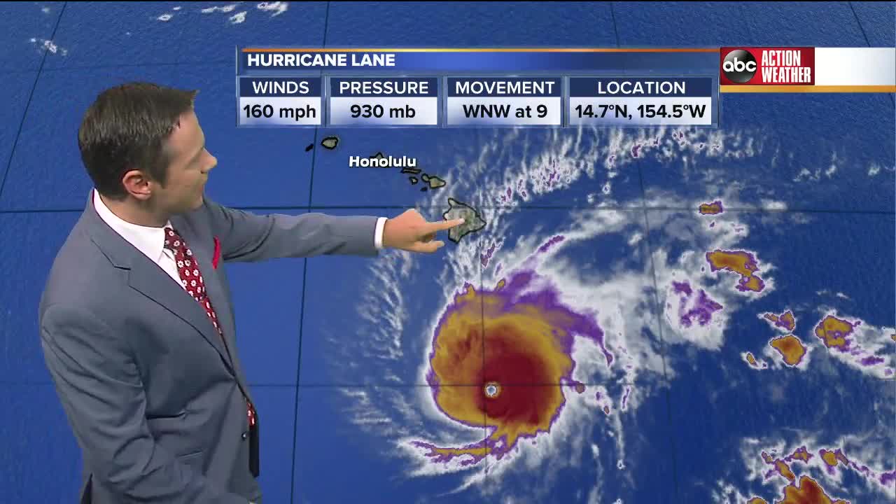 Hurricane Lane headed towards Hawaii | Tracking the Tropics | August 22