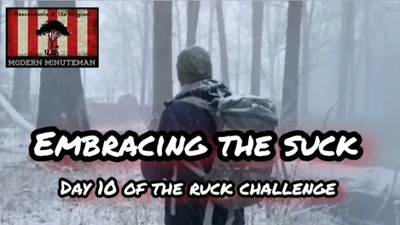 Embracing the Suck on today's Ruck March...