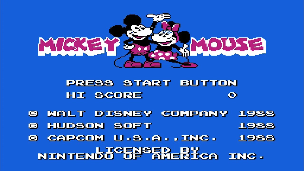 Mickey Mousecapade (Full Game) [NES]