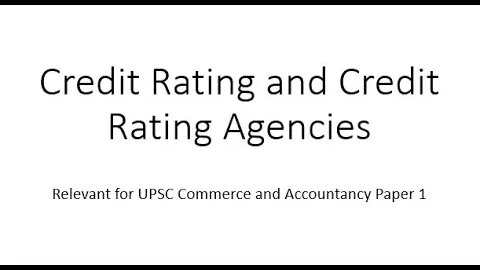 Credit Rating Agencies