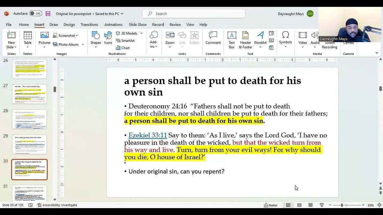 Clouds of Torah Presents: Original Sin, Did we all fall with Adam and Eve? Part 4