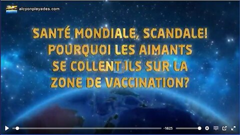 Pourquoi les aimants se collent-ils sur la zone du vaccin ?