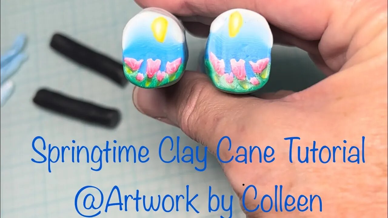 Springtime cane tutorial @Artwork By Colleen