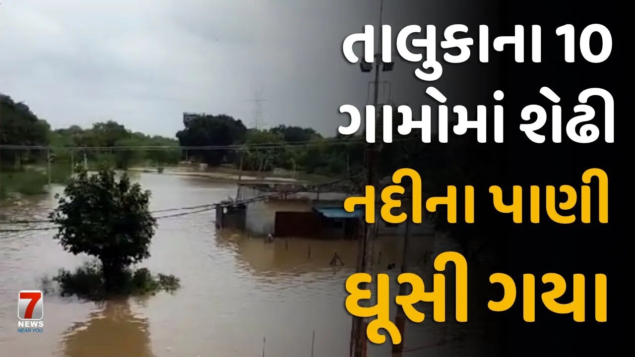 #NADIAD : તાલુકાના 10 ગામોમાં શેઢી નદીના પાણી ઘૂસી ગયા