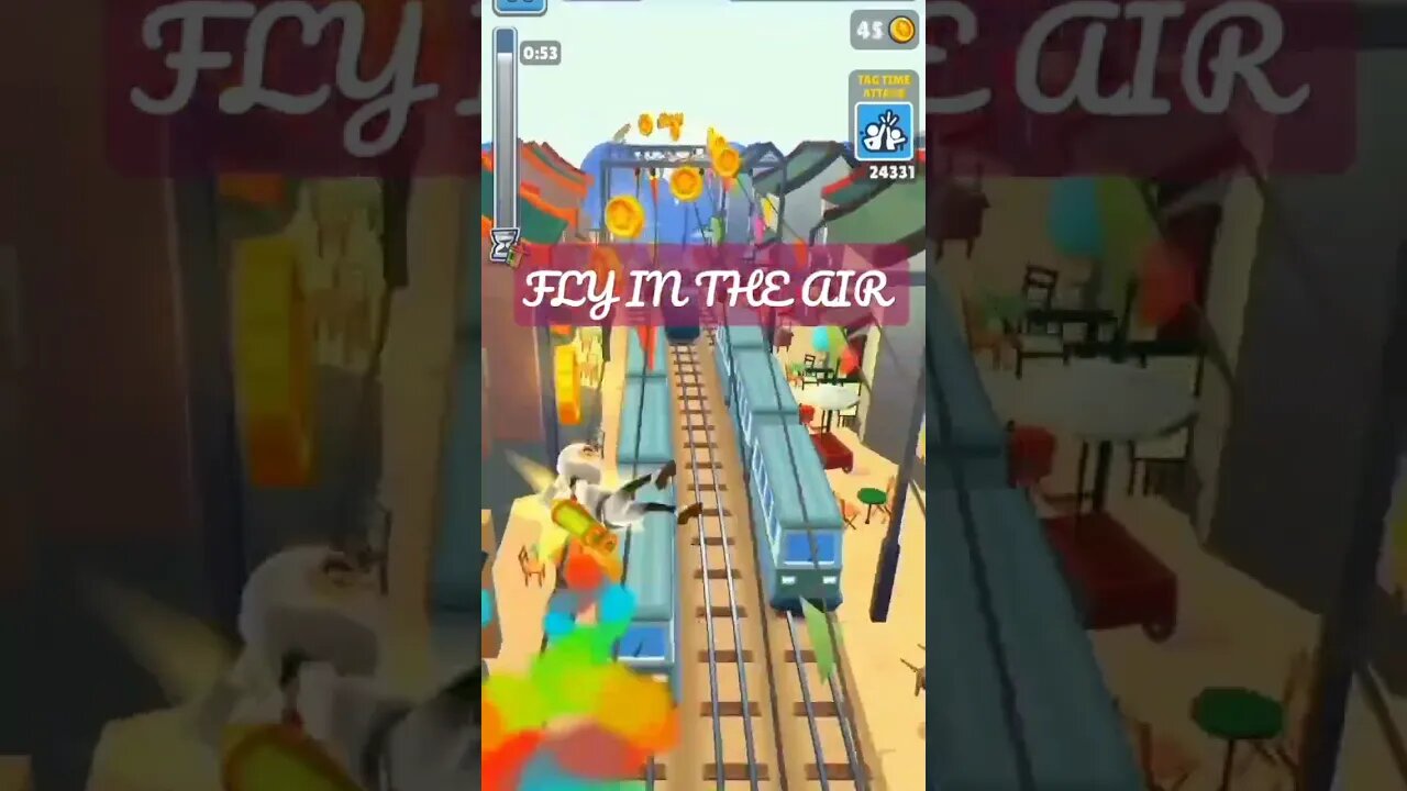 FLY IN THE AIR PLAY SUBWAY SURFACE