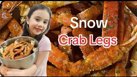 Easy Garlic Butter Snow Crab Legs / How to make Butter Garlic Snow Crab Legs?