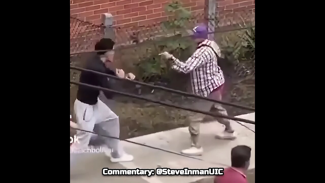 Thief with a knife gets knocked out by the victim