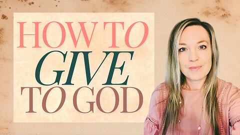 Giving that touches God's heart