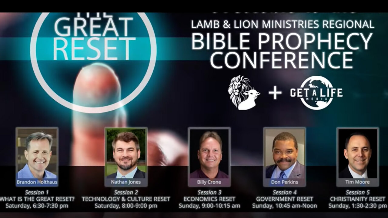 Brandon Holthaus - The Great Reset Conference Session 1