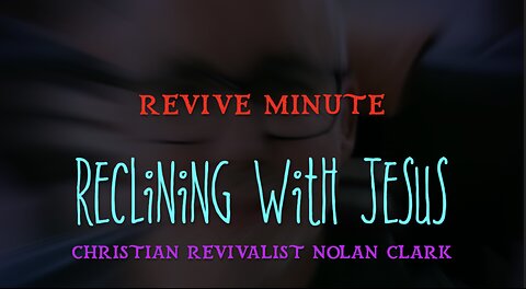 RECLINING WITH JESUS