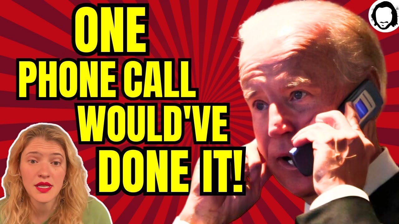 Biden Could've Ended This G-cide With 1 Phone Call!