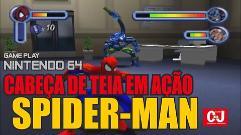 Cabeça de Teia em Ação: Spider-Man (N64)