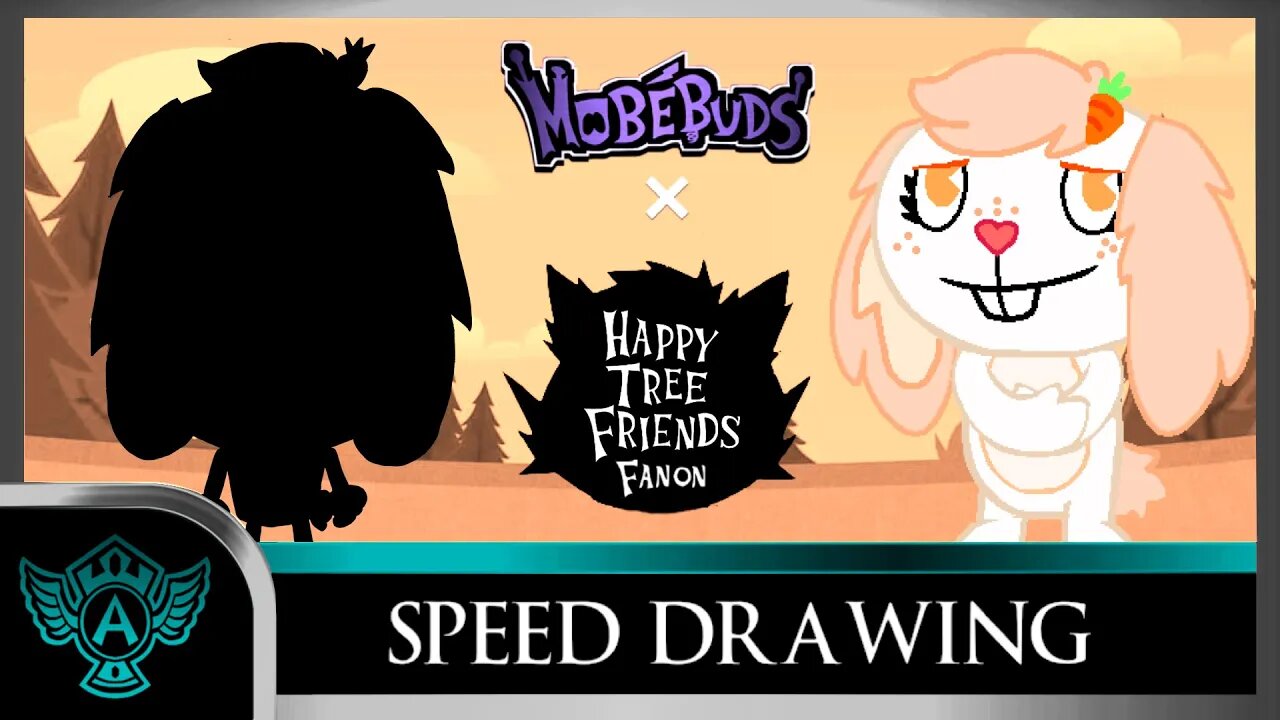 Speed Drawing: Happy Tree Friends Fanon - Carrot Cake | Mobebuds Style