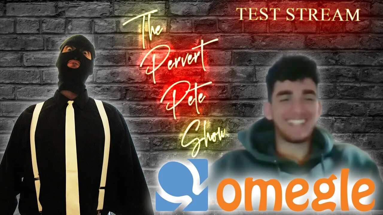 Testing OBS For Going LIVE ON OMEGLE With Pervert Pete