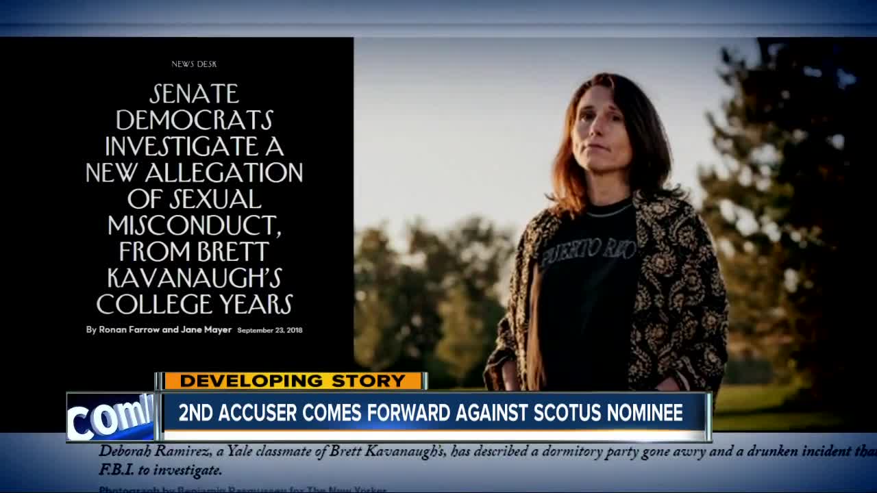 Second accuser comes forward against Kavanaugh