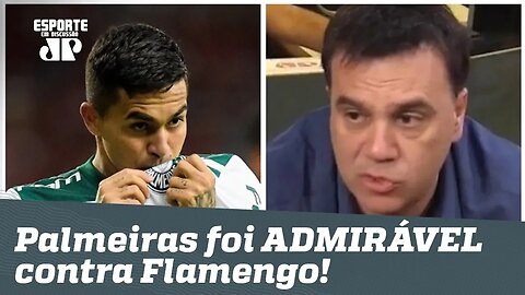 "Palmeiras foi ADMIRÁVEL contra o Flamengo!", diz Mauro Beting