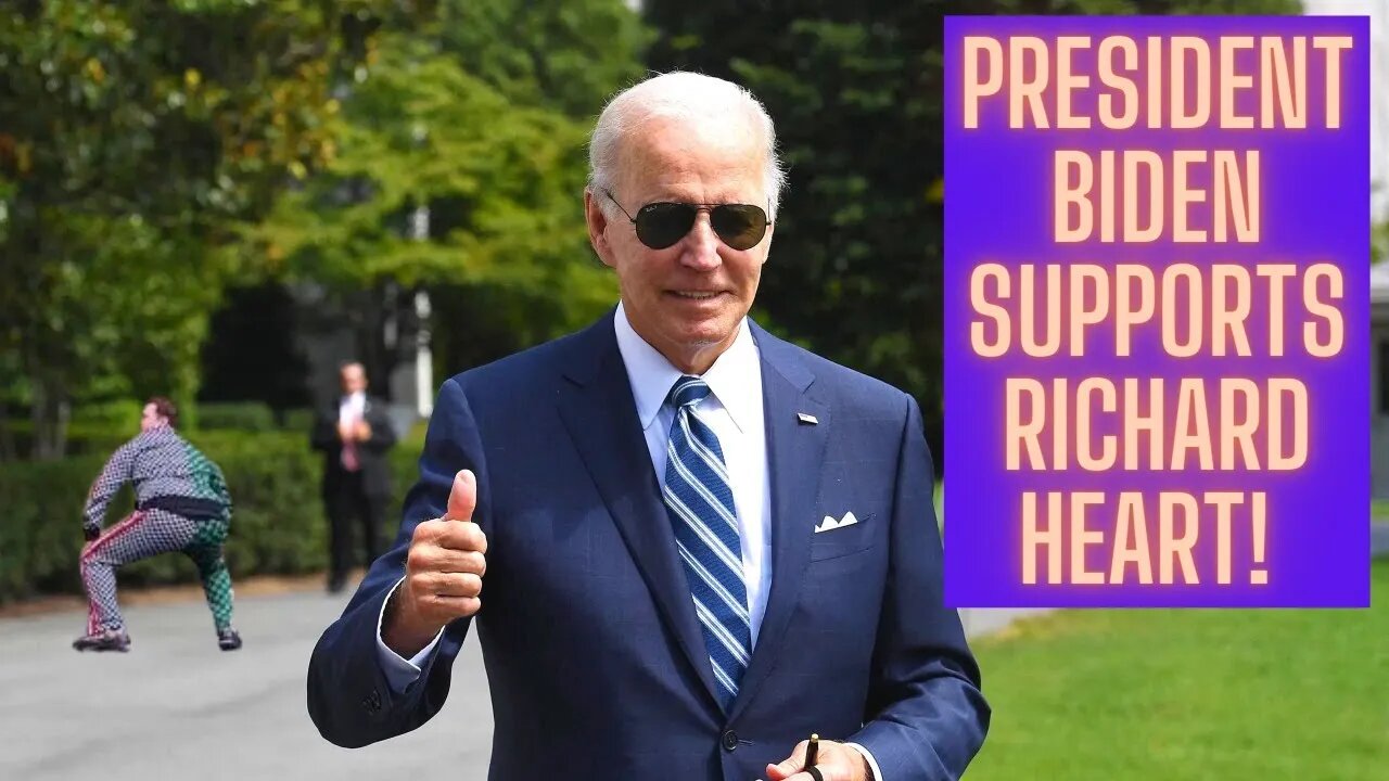 President Biden Supports Richard Heart! His Reply Is Hilarious!