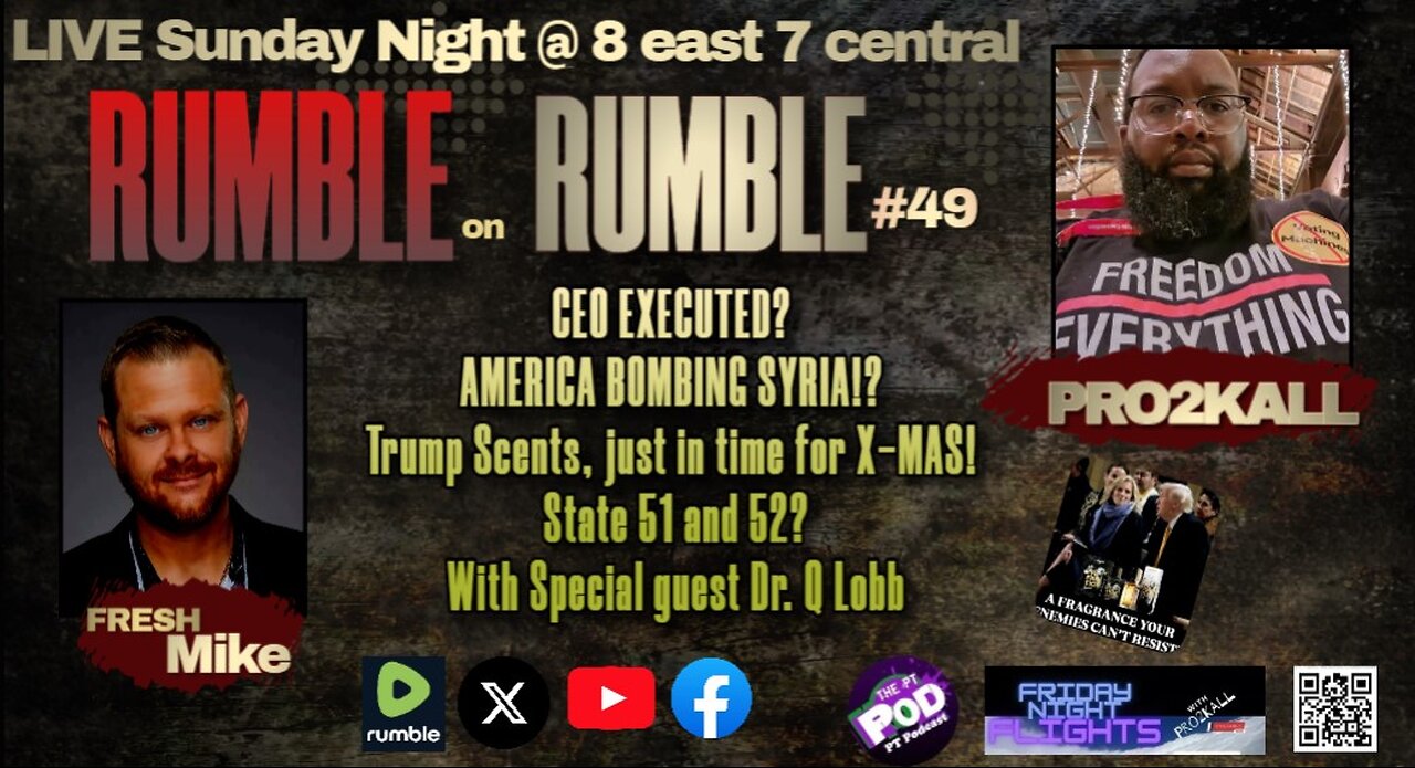 RUMBLE on RUMBLE #49 CRAZY BEFORE CHRISTMAS?