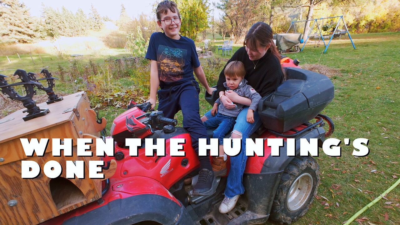 When the Hunting's Done... ATVs Go BACK To the Grandkids!