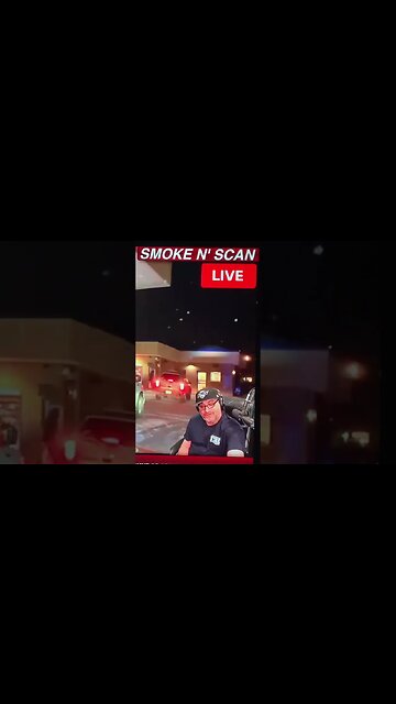 Guy Pulls Gun With Laser Sight