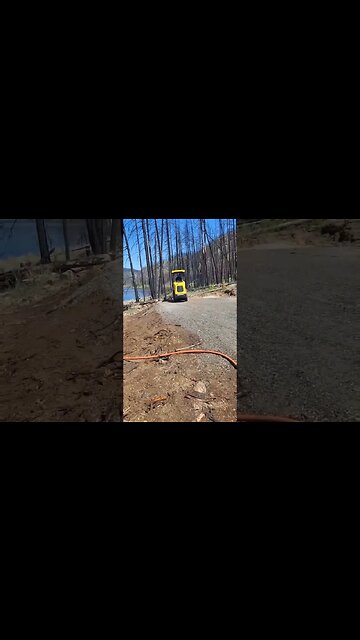 Plowing the new gravel road pt 2 🚜 #gravelroad #plowing