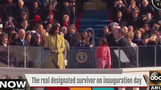 A look at the real designated survivor on inauguration day
