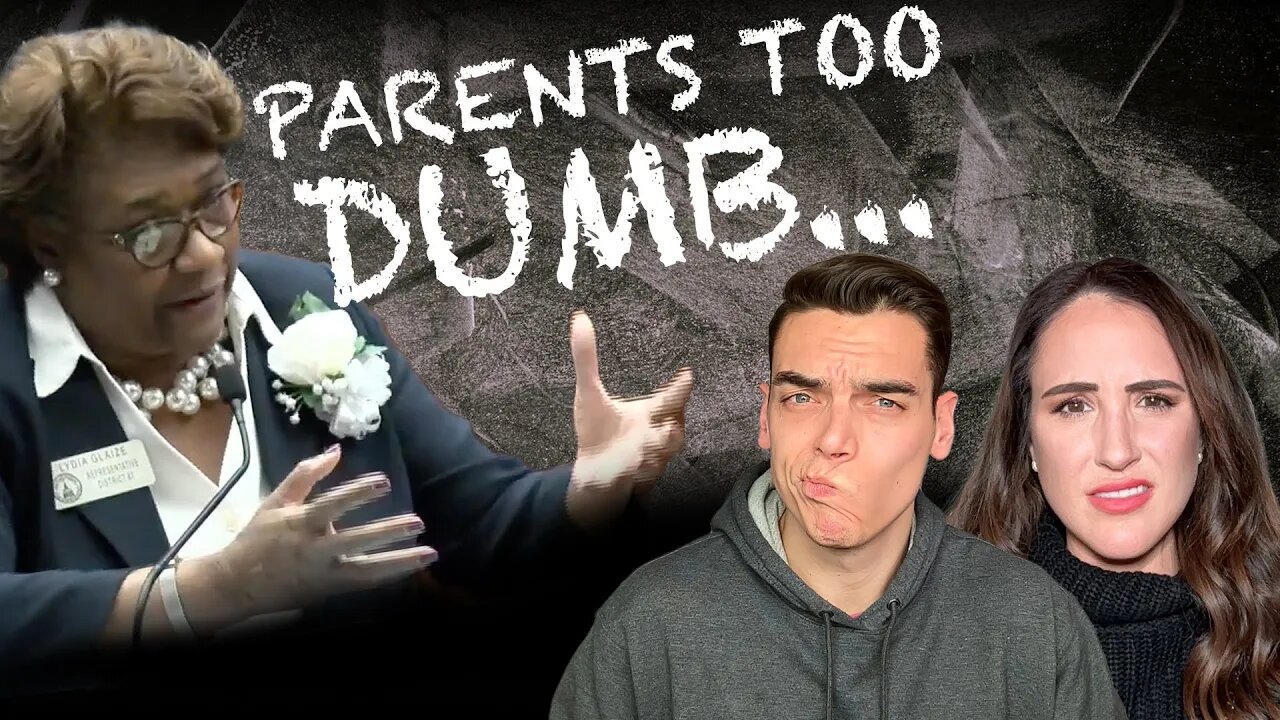 Dem says parents too stupid for school choice 😳 (reaction)