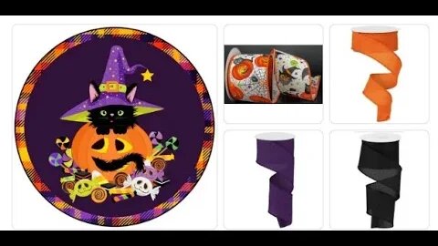 Halloween Cat Deco Mesh Wreath| Hard Working Mom |How to