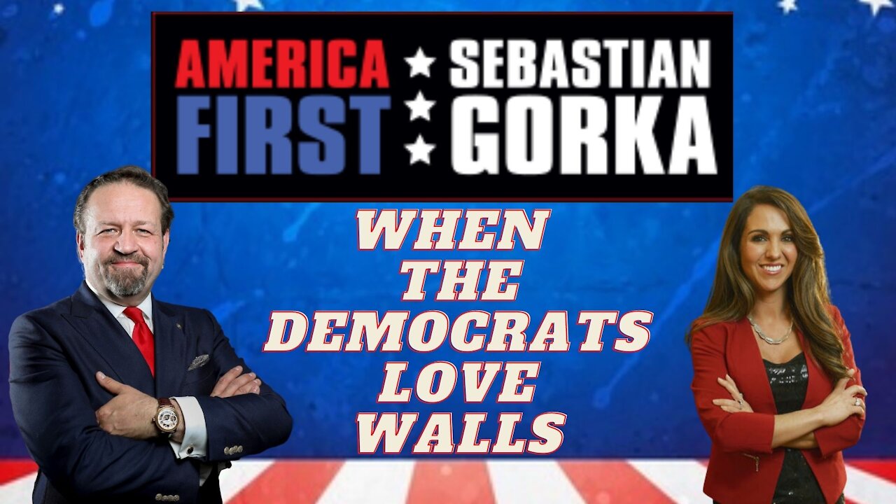 When the Democrats love walls. Rep. Lauren Boebert with Sebastian Gorka on AMERICA First