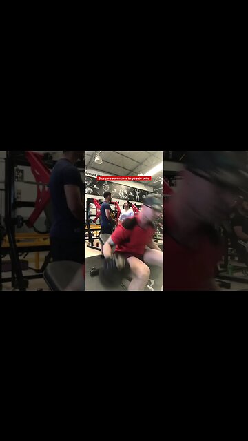 Dica para ajudar a aumentar a largura do peito #shorts