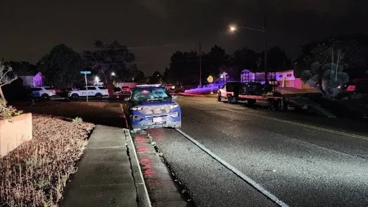 Albuquerque SWAT going after suspect!