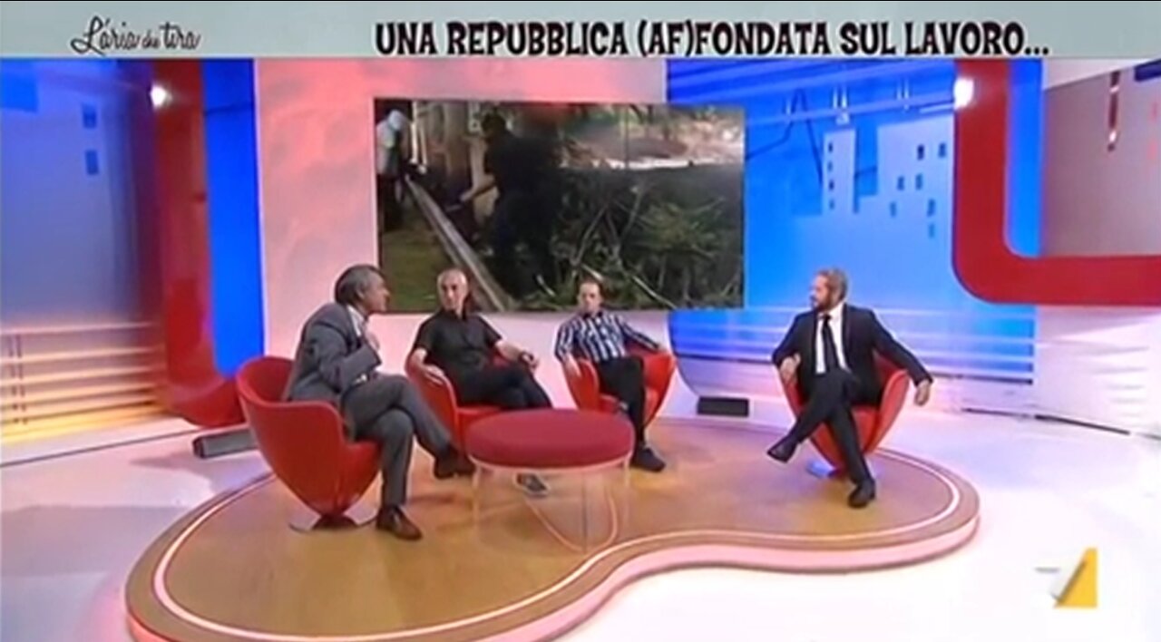 🔴 Borghi, Landini, Ilva, magistratura e Thyssen - "L'aria che tira" su La7 del 26/09/2012