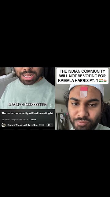 The Indian Community will NOT be voting #kamalaharris