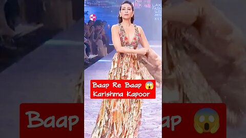 OMG Karishma Kapoor look like beby doll #lakmefashionweek2023 #ytshort #youtubeshorts #shorts