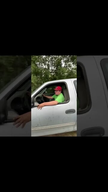 Tim driving this truck across the yard #shorts