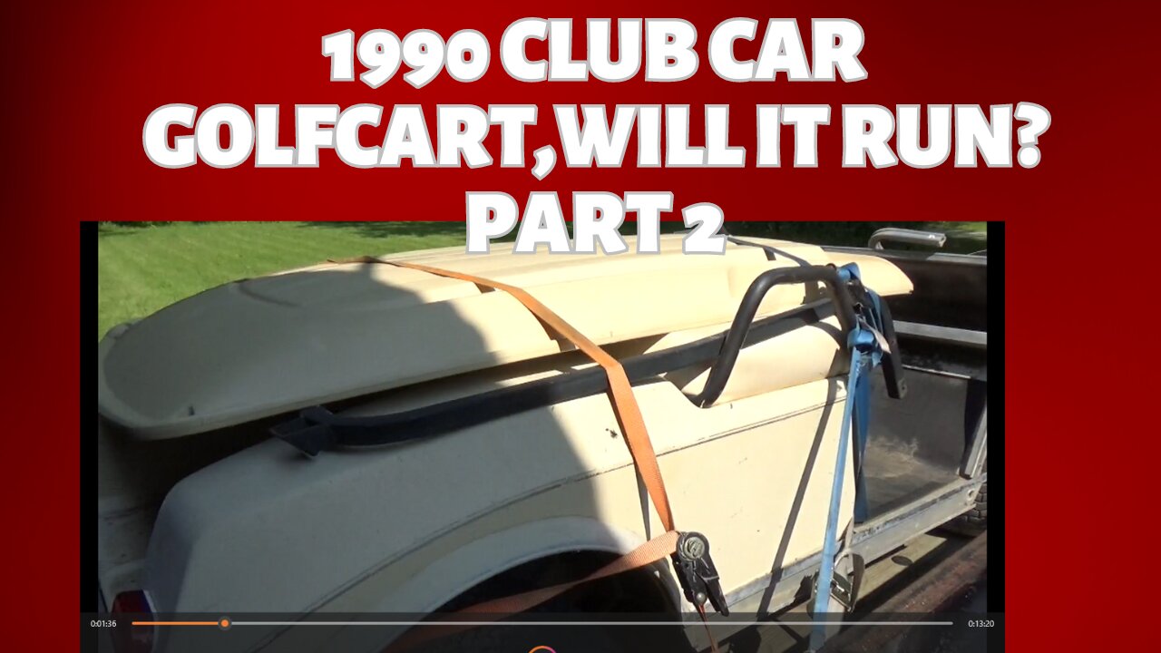 1990 club car golf cart part 2