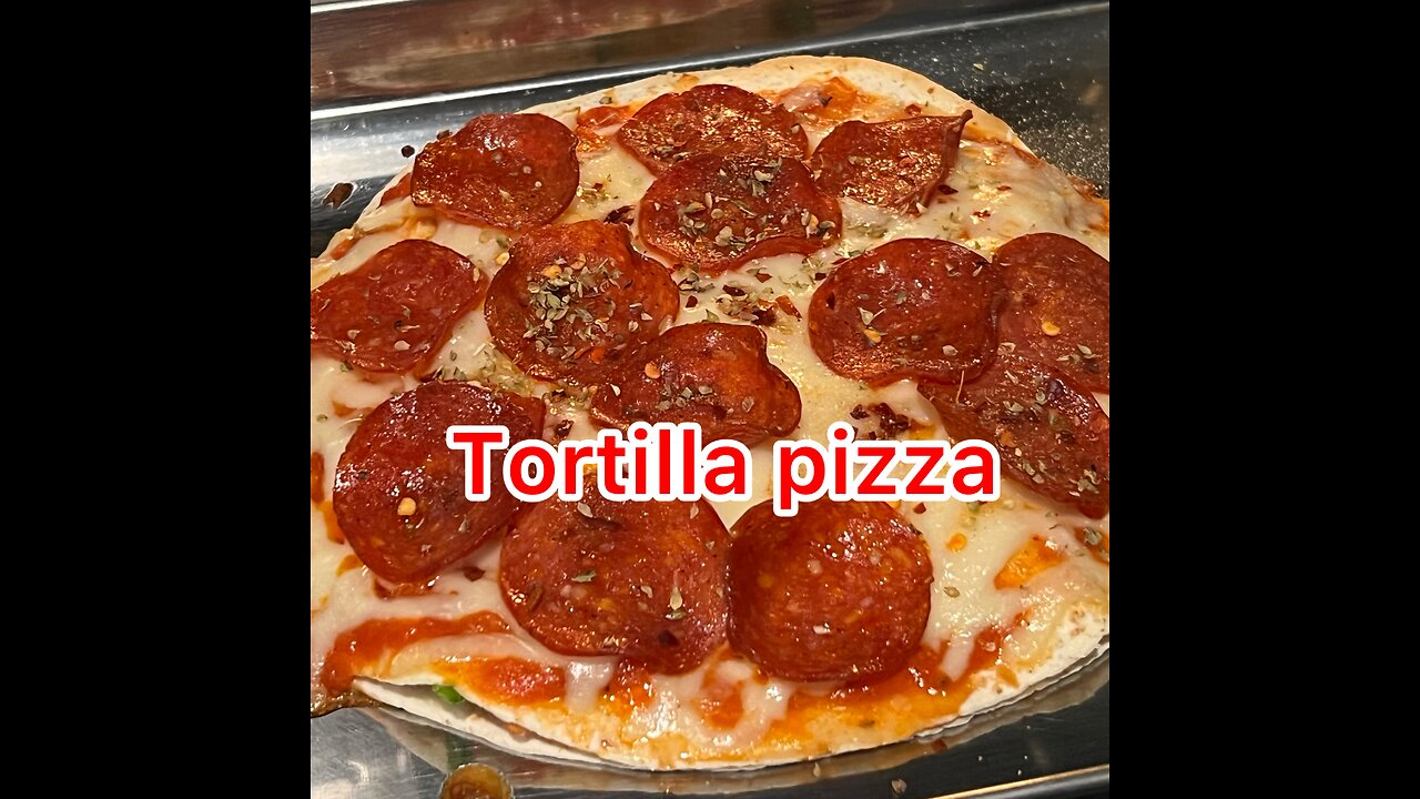 Tortilla pizza