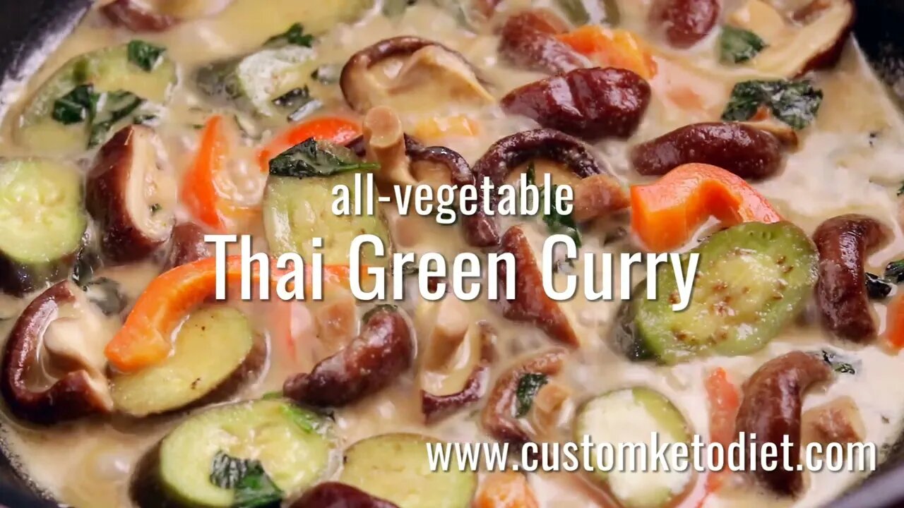 All Vegetable Thai Green Curry no: 72