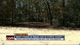 Remains of missing man found in trash can