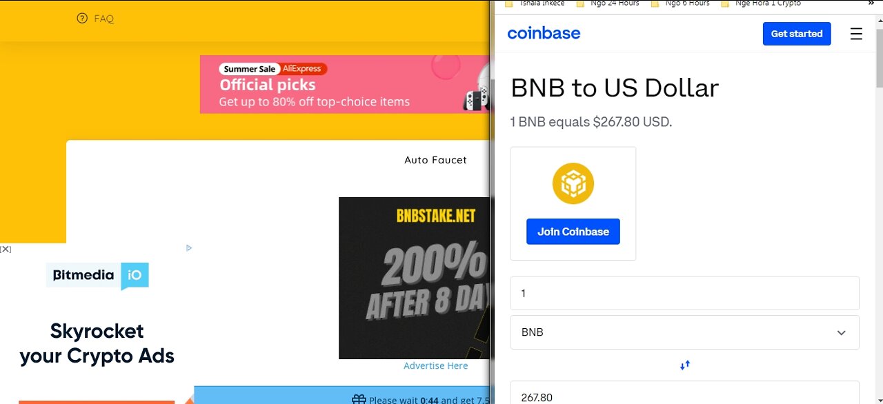 How To Earn Free BNB TOKENS Auto Faucet Cryptocurrency At BTC Bunch Withdraw Via FaucetPay