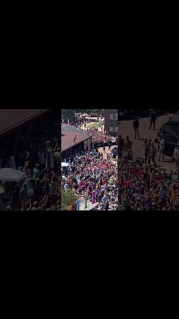 Overhead shot Trump Iowa #trump #america #conservative