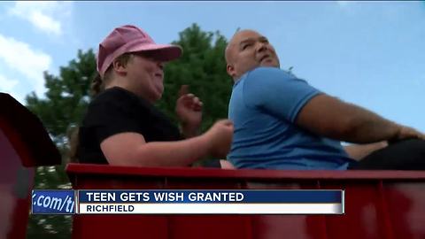 Richfield teen gets her wish granted