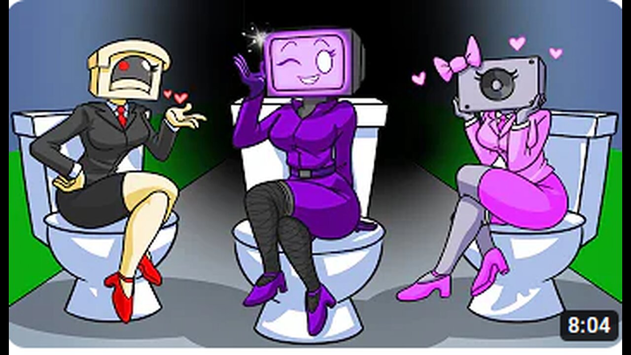 SKIBIDI TOILET, But They're GIRLS?! (Cartoon Animation)