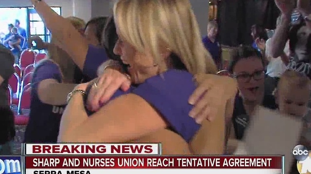 Sharp and Nurses Union reach tentative agreement