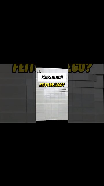 PlayStation feito de LEGO?? #shorts