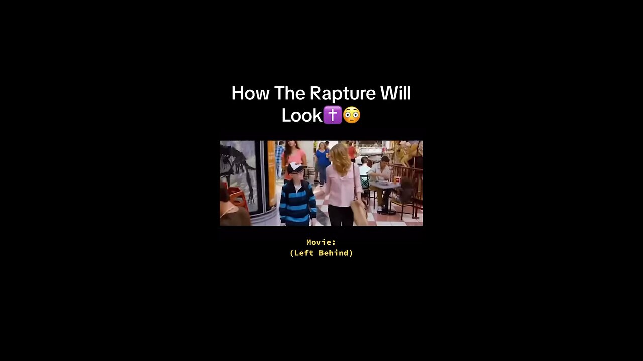 THIS IS HOW THE RAPTURE WILL LOOKS LIKE .